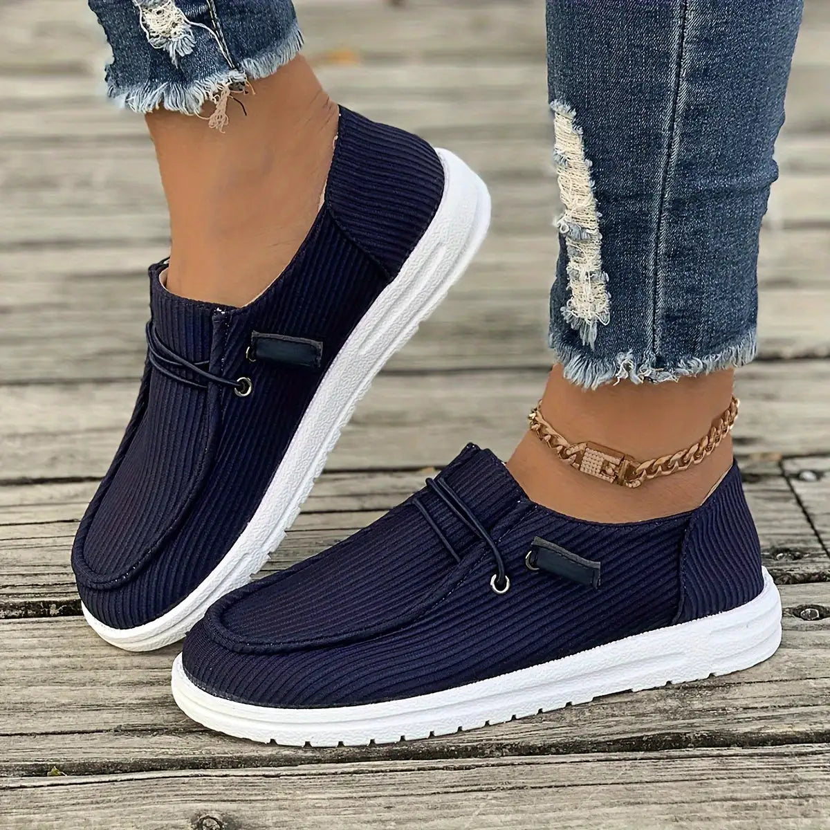 Lux Non Slip Canvas Women Sneakers