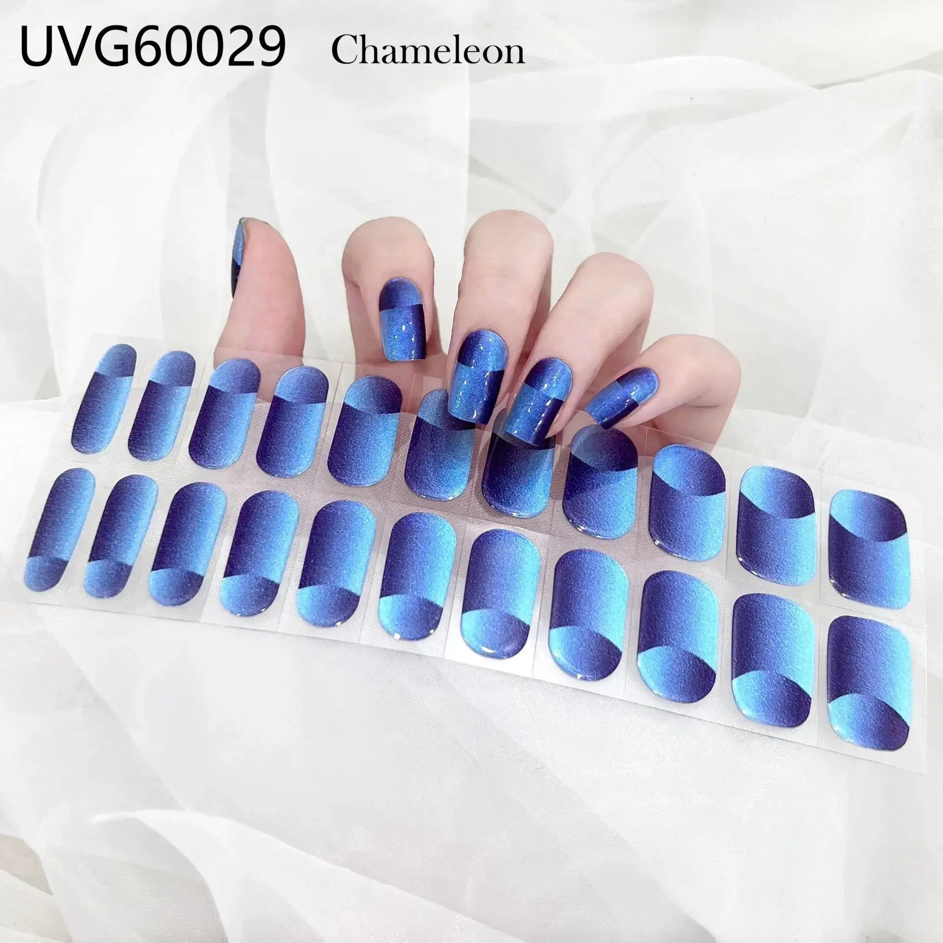 22 Tips Semi-Cured Gel Nail Stickers