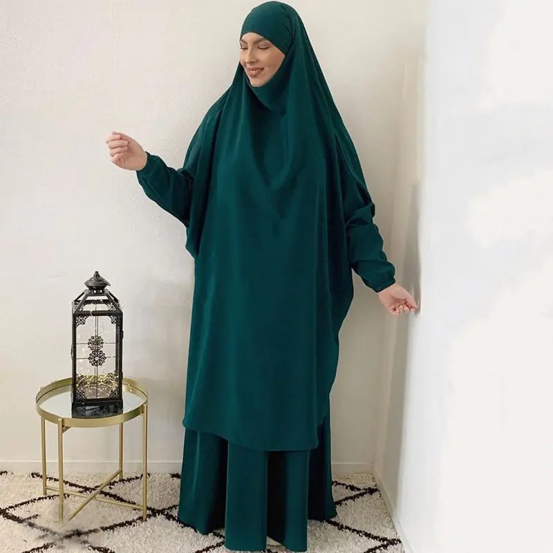 Women's 2-Piece Jilbab Abaya Set