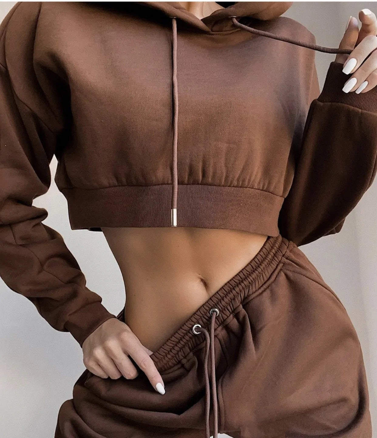 Hirigin Women's Winter Casual Sports Tracksuit: Hoodie & Sweatpants Set