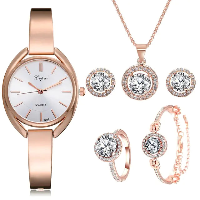 Rose Gold Quartz Wrist watches