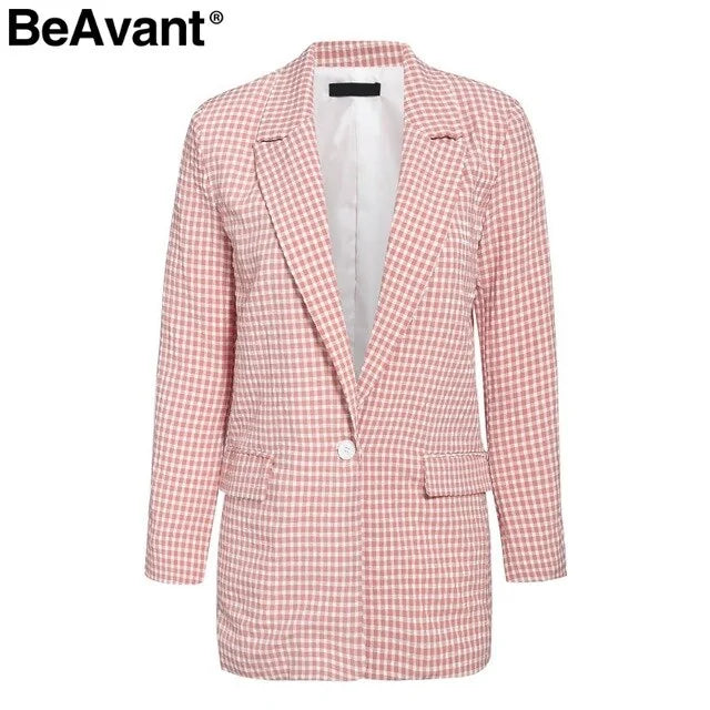 Elegant Plaid ChicCheck™ Women’s Blazer