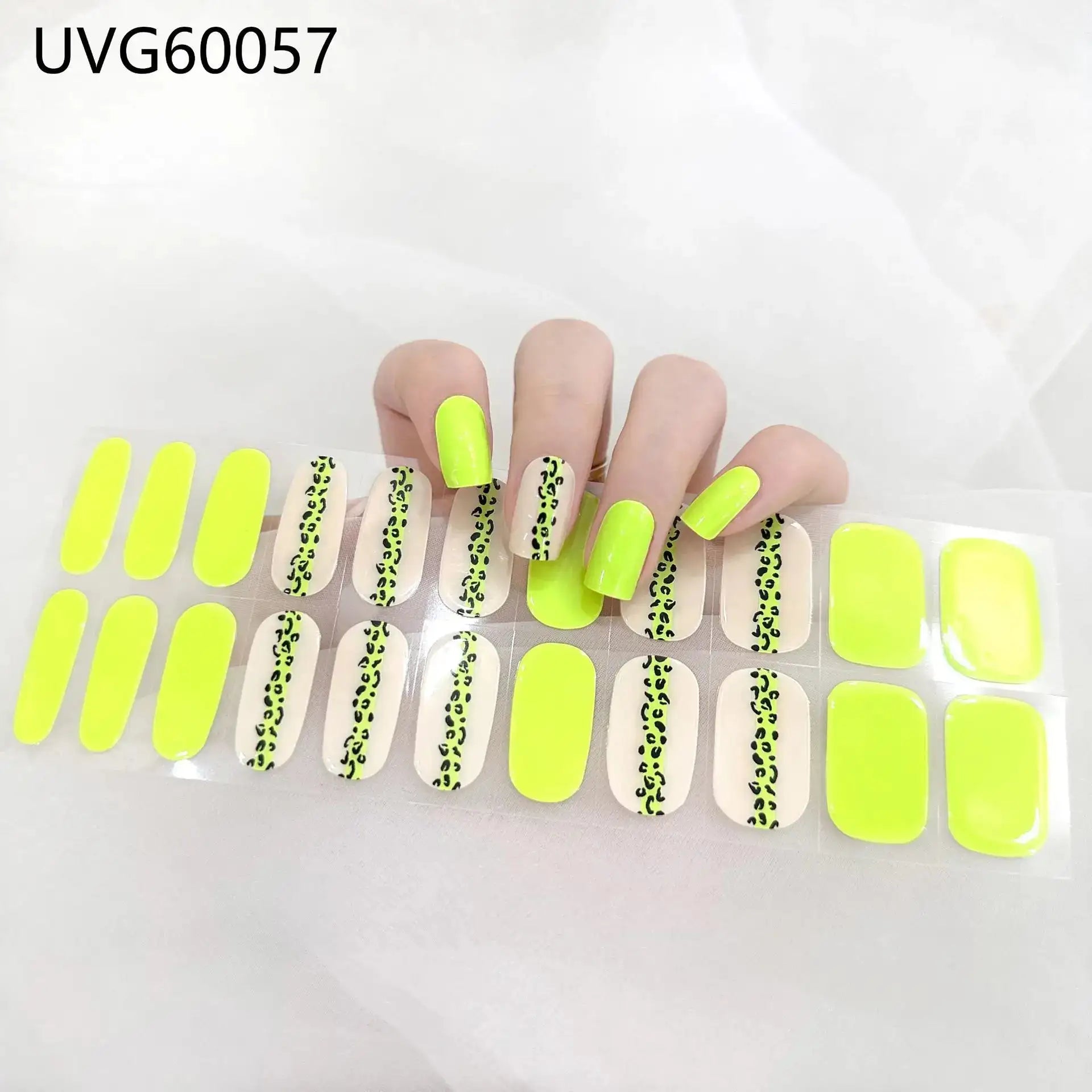 22 Tips Semi-Cured Gel Nail Stickers