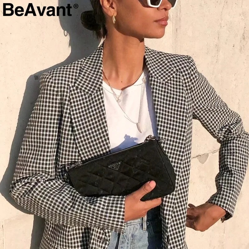 Elegant Plaid ChicCheck™ Women’s Blazer