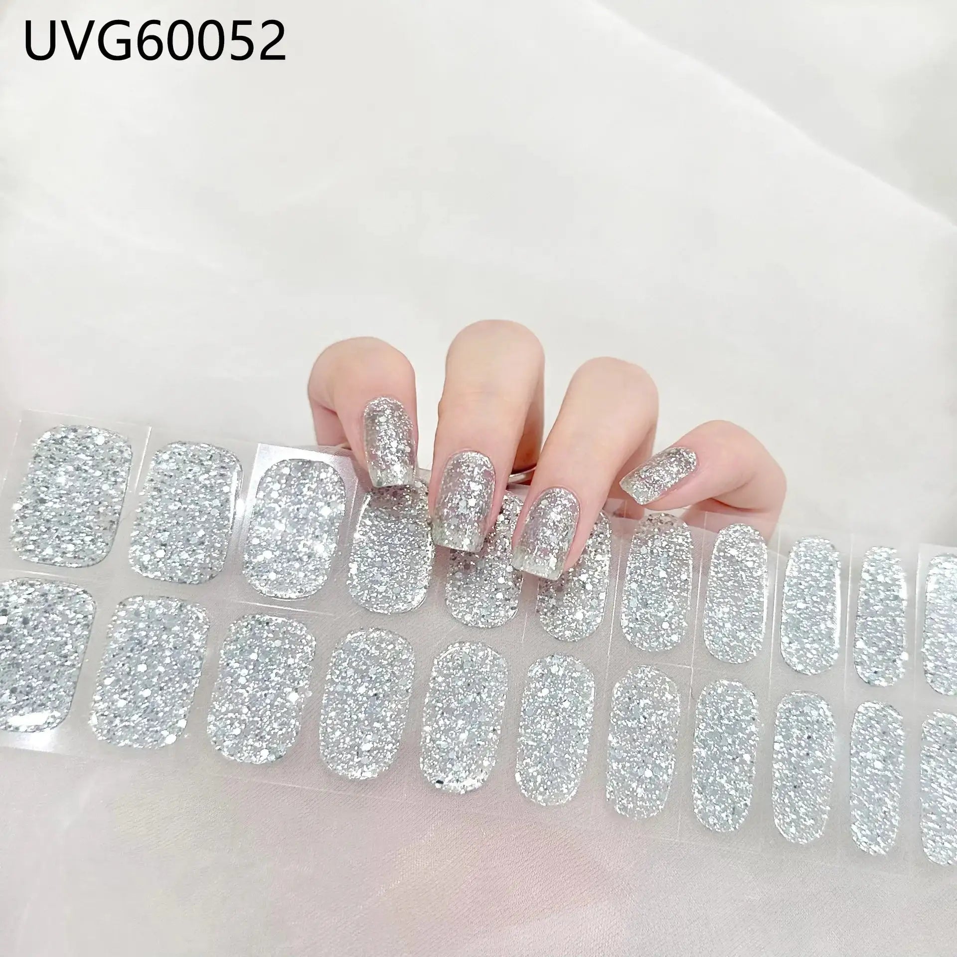 22 Tips Semi-Cured Gel Nail Stickers