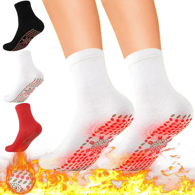 Self-Heating Magnetic Socks