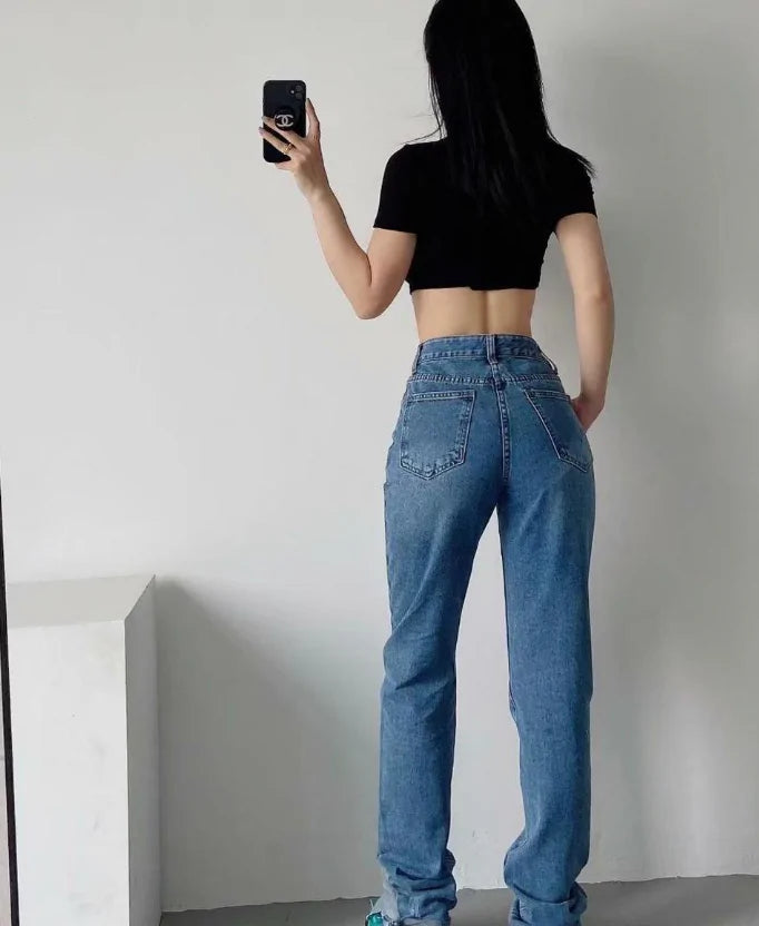 High Waist Urban Fashion Jeans