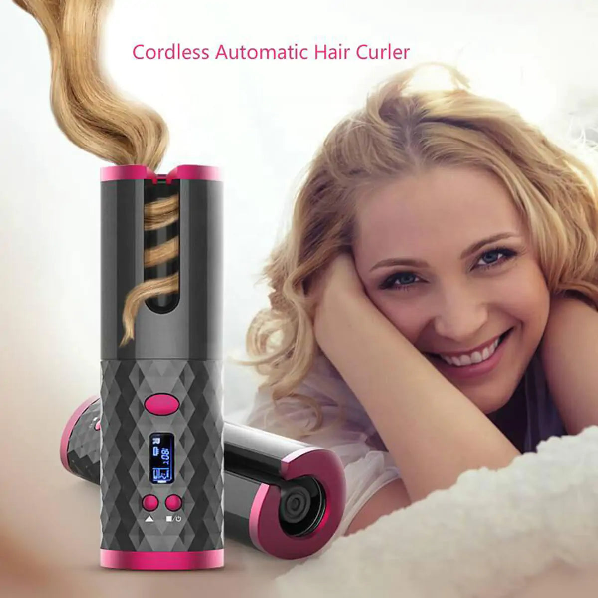 Wireless LCD Hair Curler