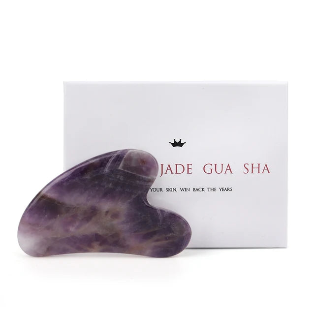 Violet Gua Sha Facial Massage Roller