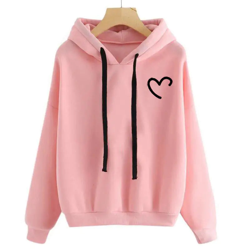 Fleece Hooded Women’s Sweater Top