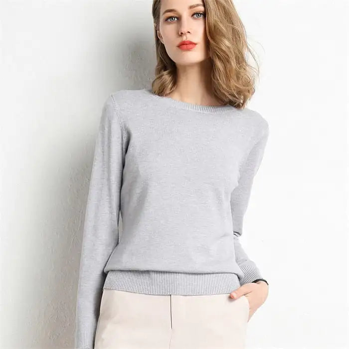 Knitted Pullover Cashmere  Women Sweater