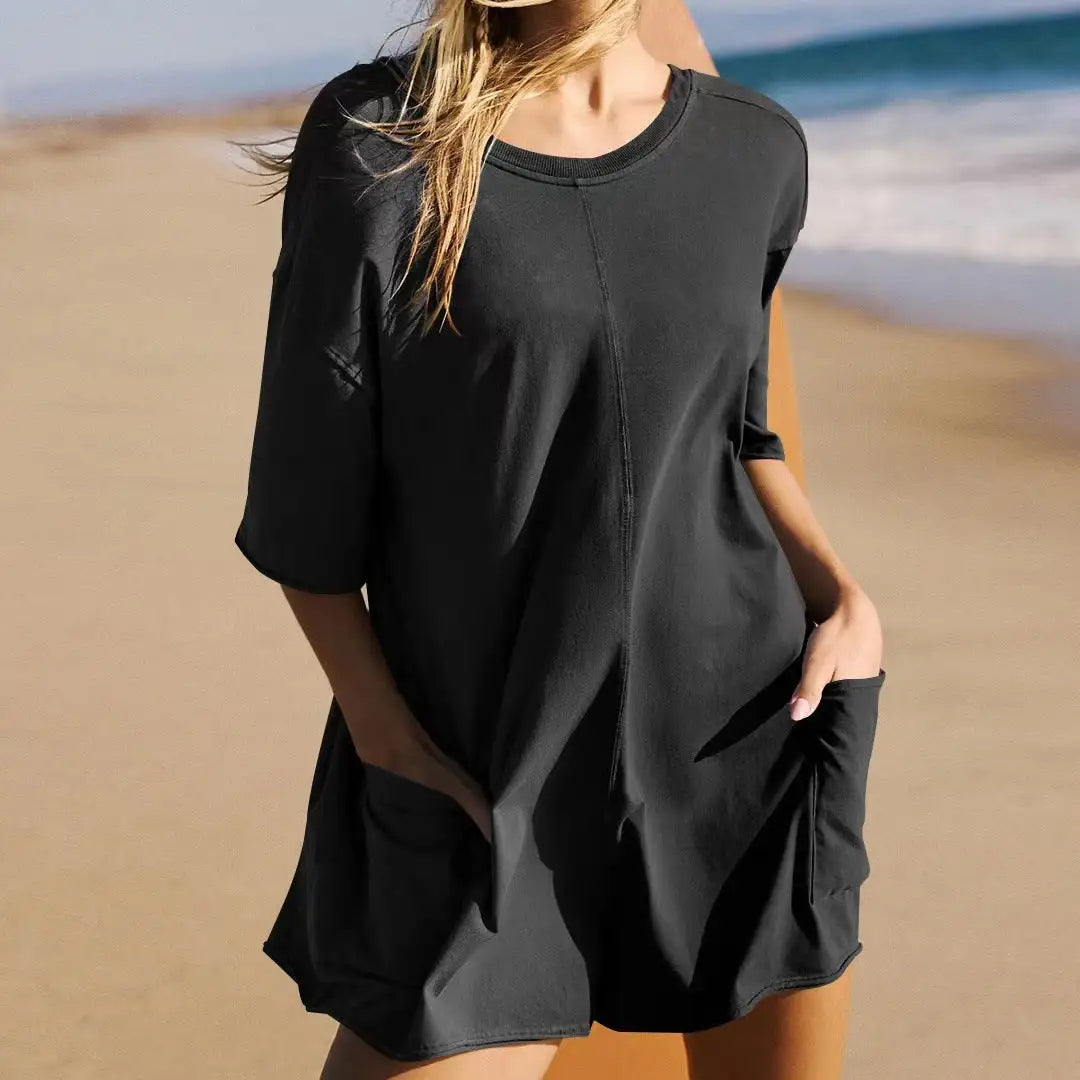 Oversized Tee Romper