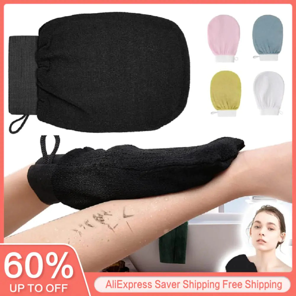 1PC Scrub Exfoliating Gloves Back Scrub Dead Skin Facial Massage Gloves