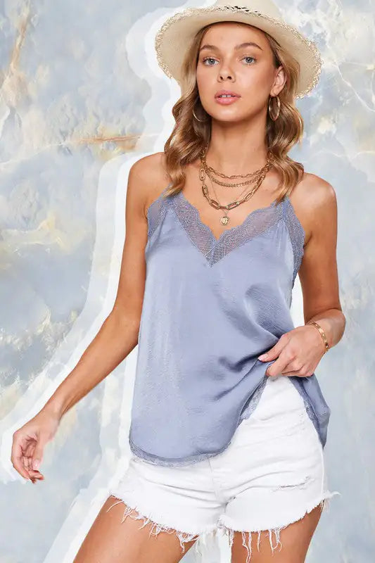 Flowy Lace Tank Top