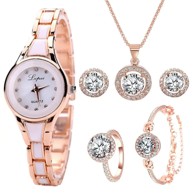 Rose Gold Quartz Wrist watches