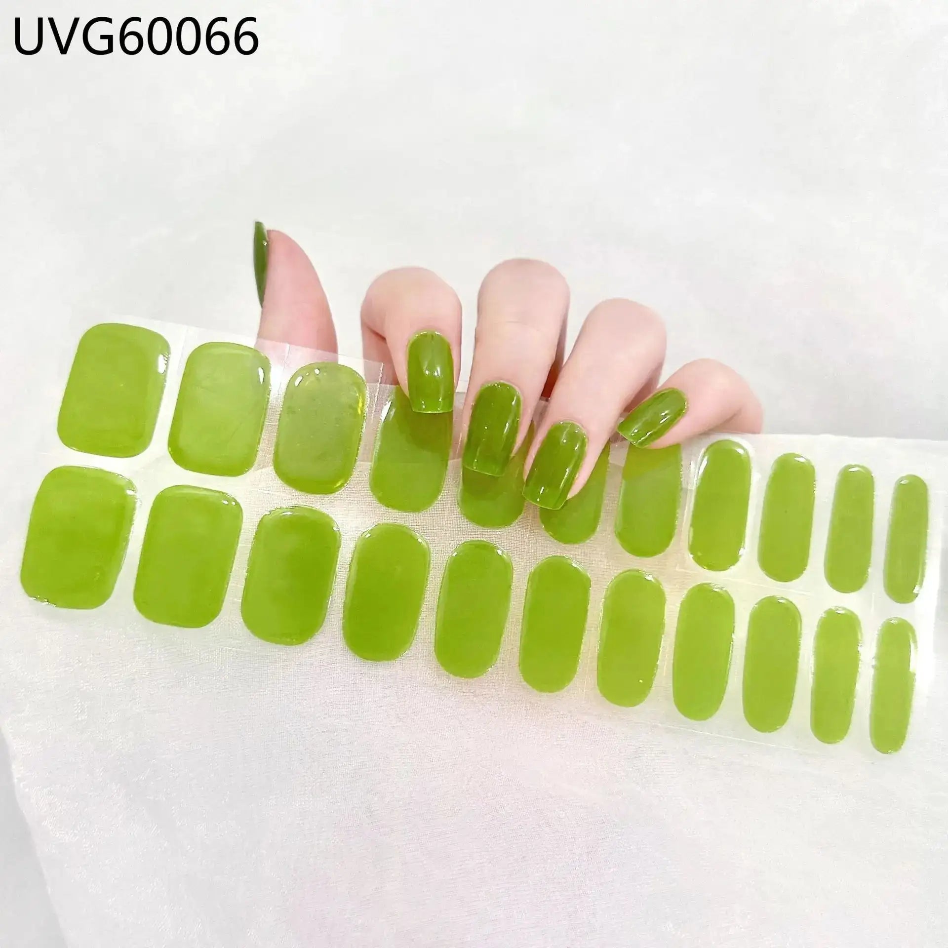 22 Tips Semi-Cured Gel Nail Stickers