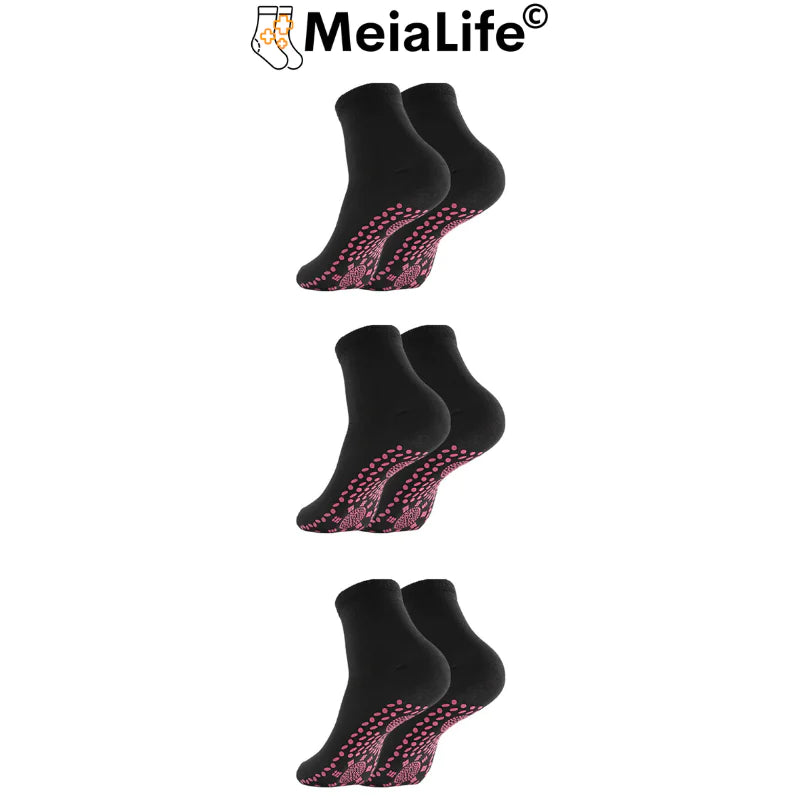 Self-Heating Magnetic Socks