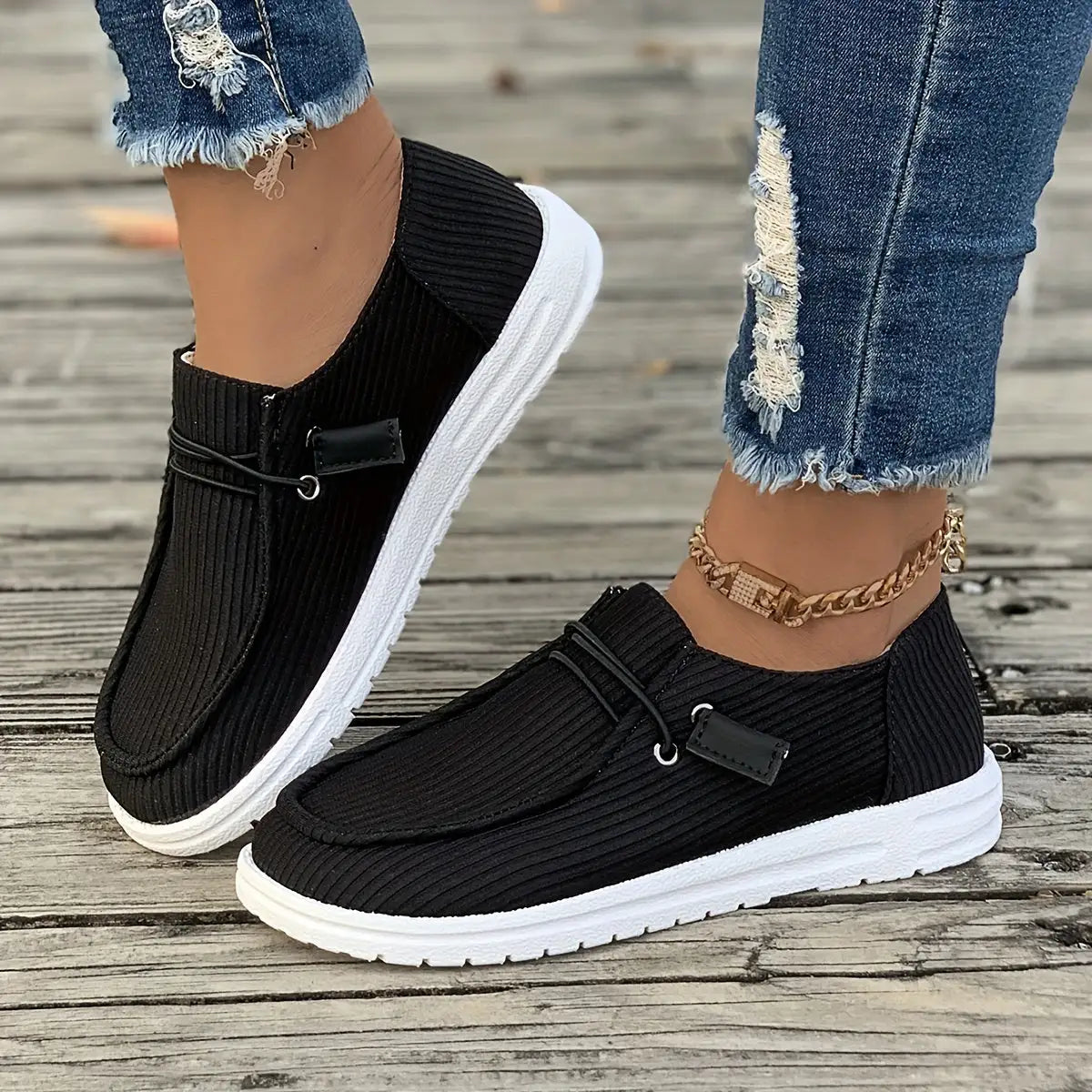 Lux Non Slip Canvas Women Sneakers