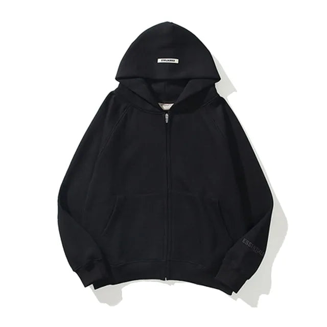 Silicone Reflective Logo Hoodie