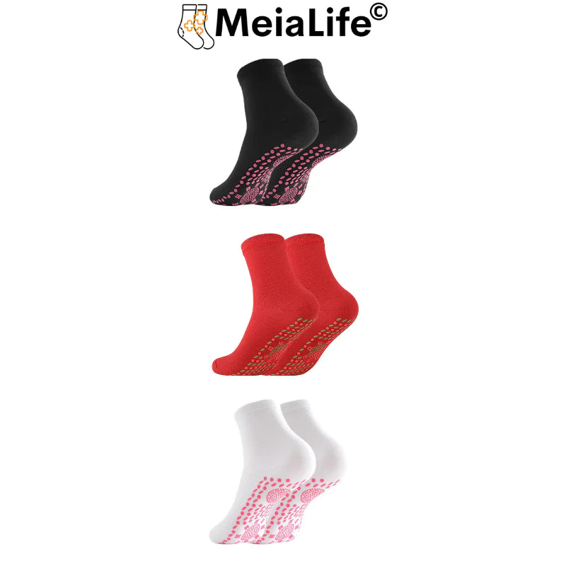 Self-Heating Magnetic Socks