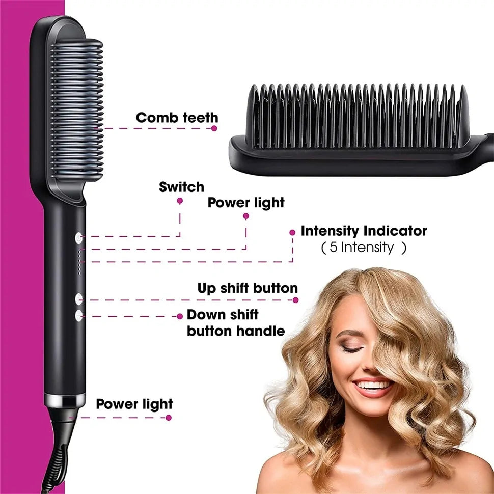 Ceramic Hair Curler Brush