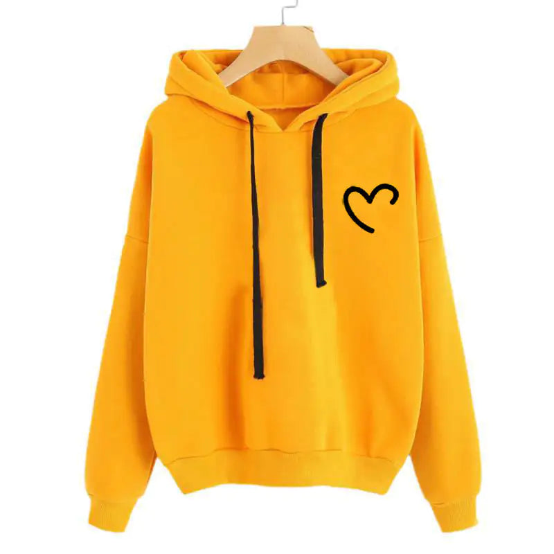 Fleece Hooded Women’s Sweater Top