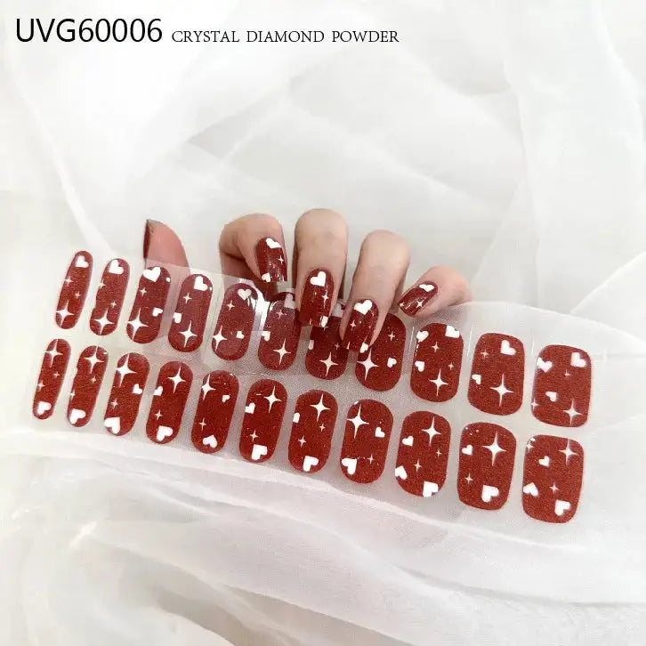 22 Tips Semi-Cured Gel Nail Stickers