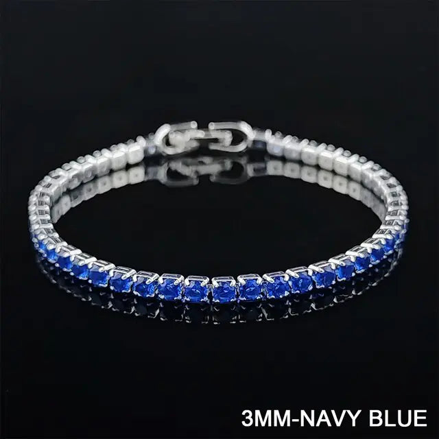 Tennis Bracelet Bangle for Women Wedding Fashion Jewelry Party Gift