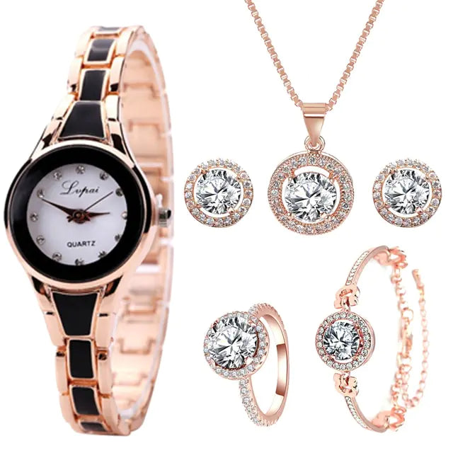 Rose Gold Quartz Wrist watches