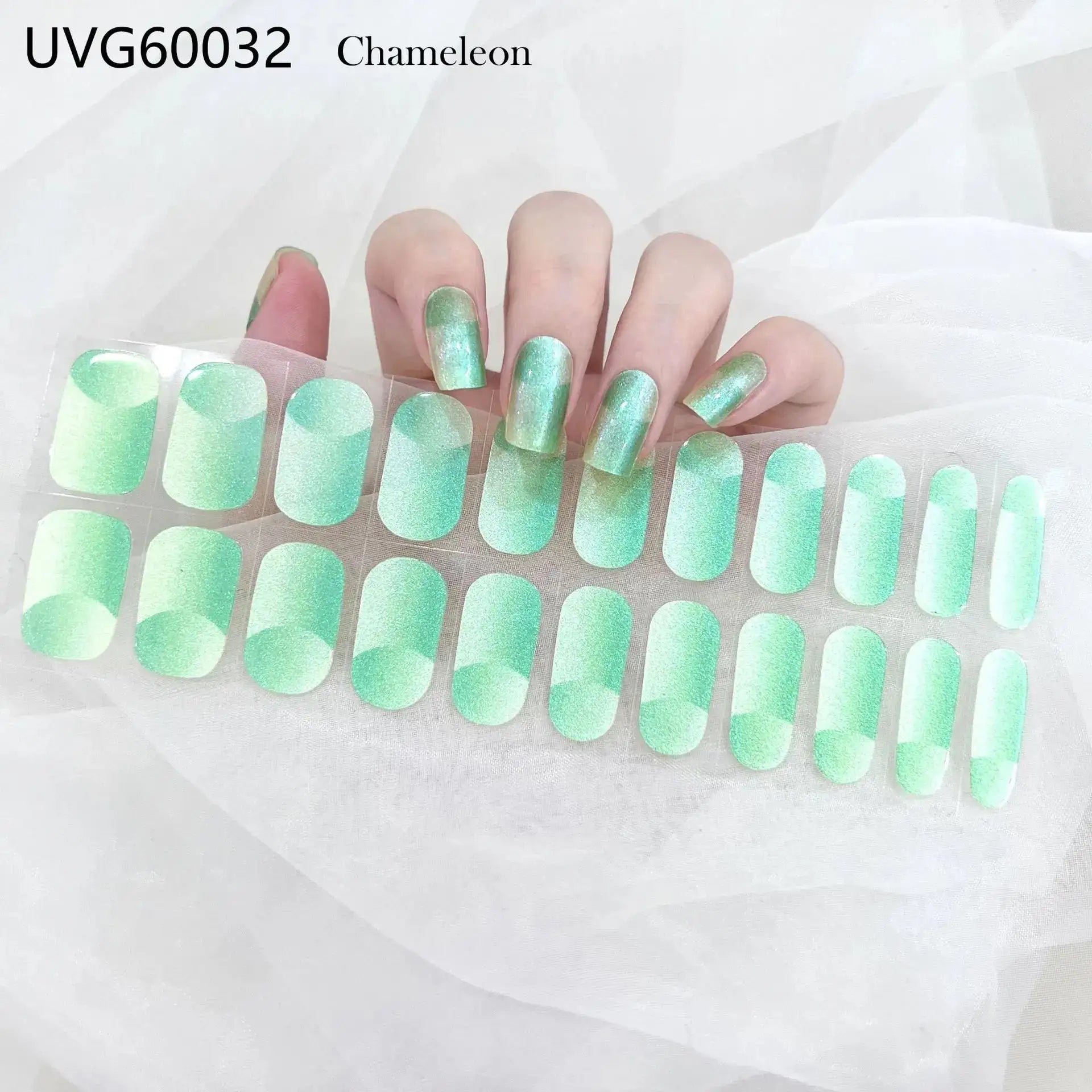 22 Tips Semi-Cured Gel Nail Stickers