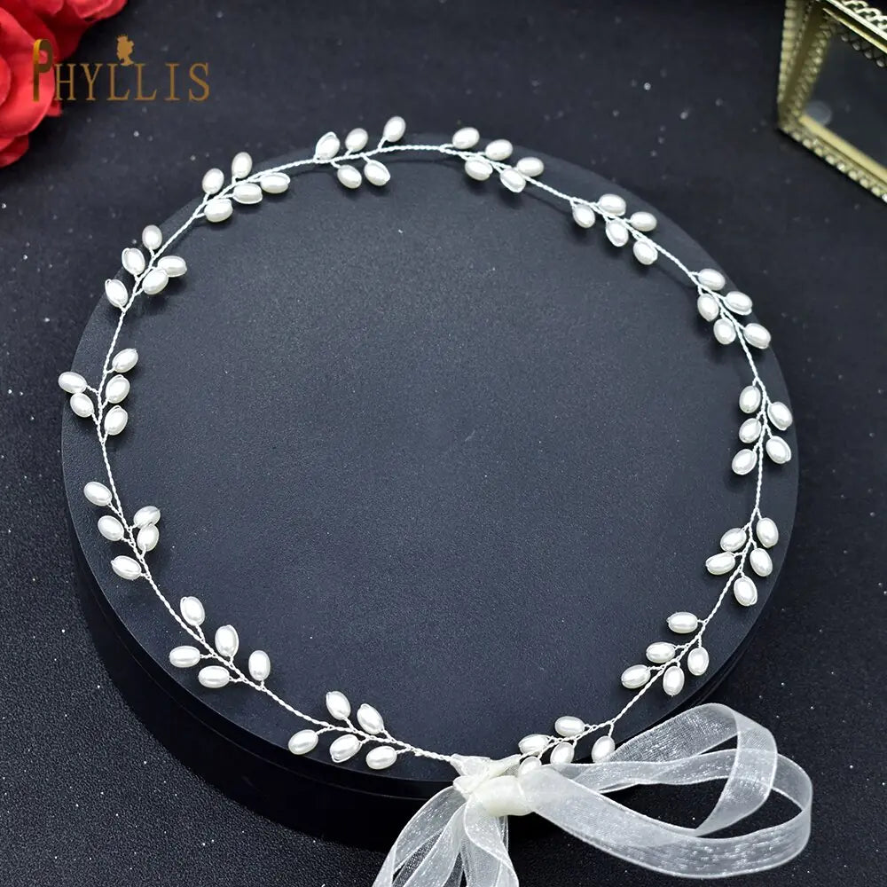 S01 Beaded Wedding Belt Pearls