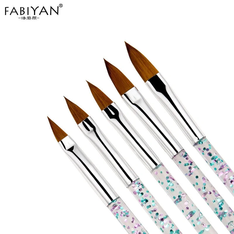 5Pieces Nail Art Crystal Brush Set