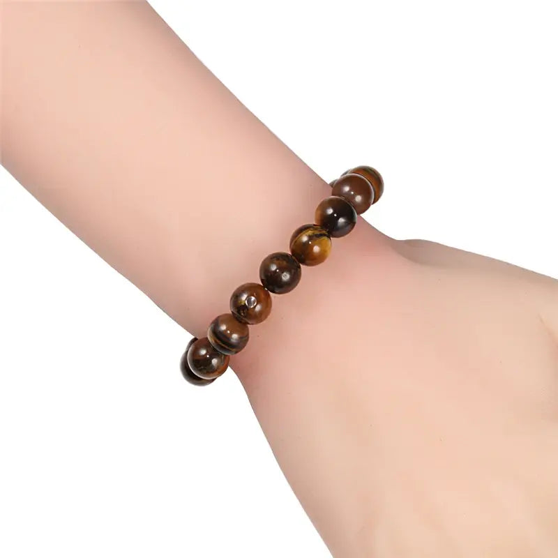 Tiger Eye Beaded Bracelet