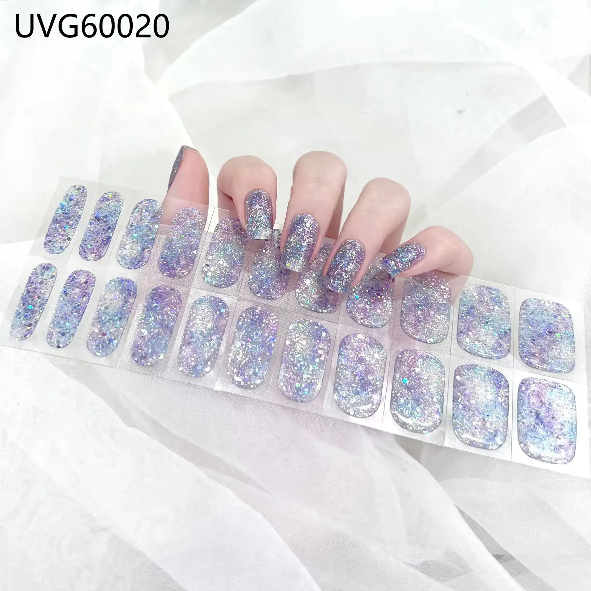 22 Tips Semi-Cured Gel Nail Stickers