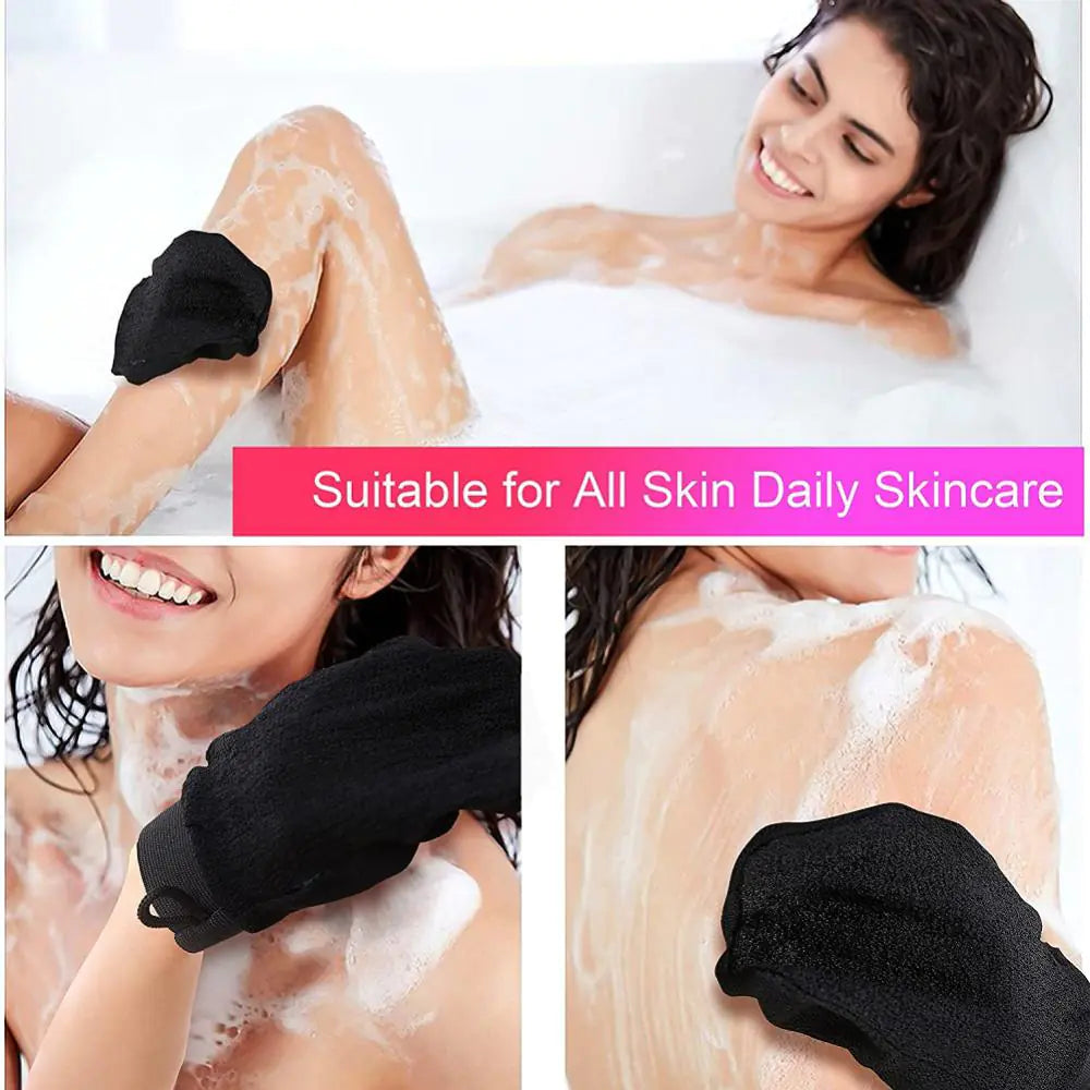 1PC Scrub Exfoliating Gloves Back Scrub Dead Skin Facial Massage Gloves