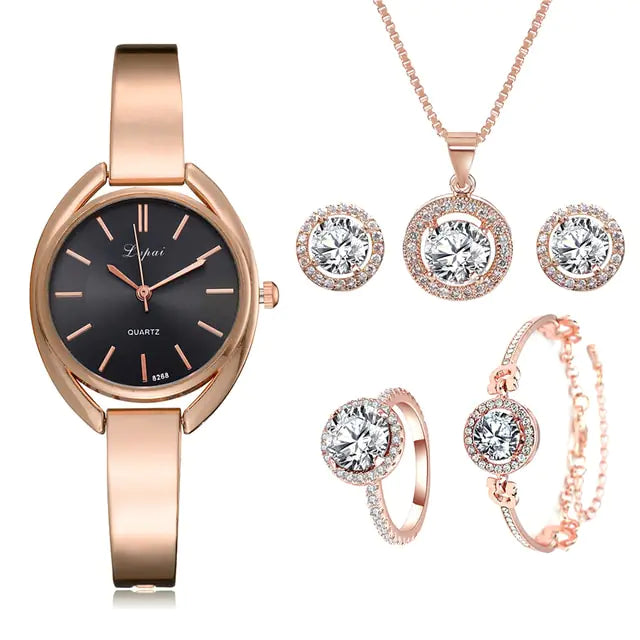 Rose Gold Quartz Wrist watches