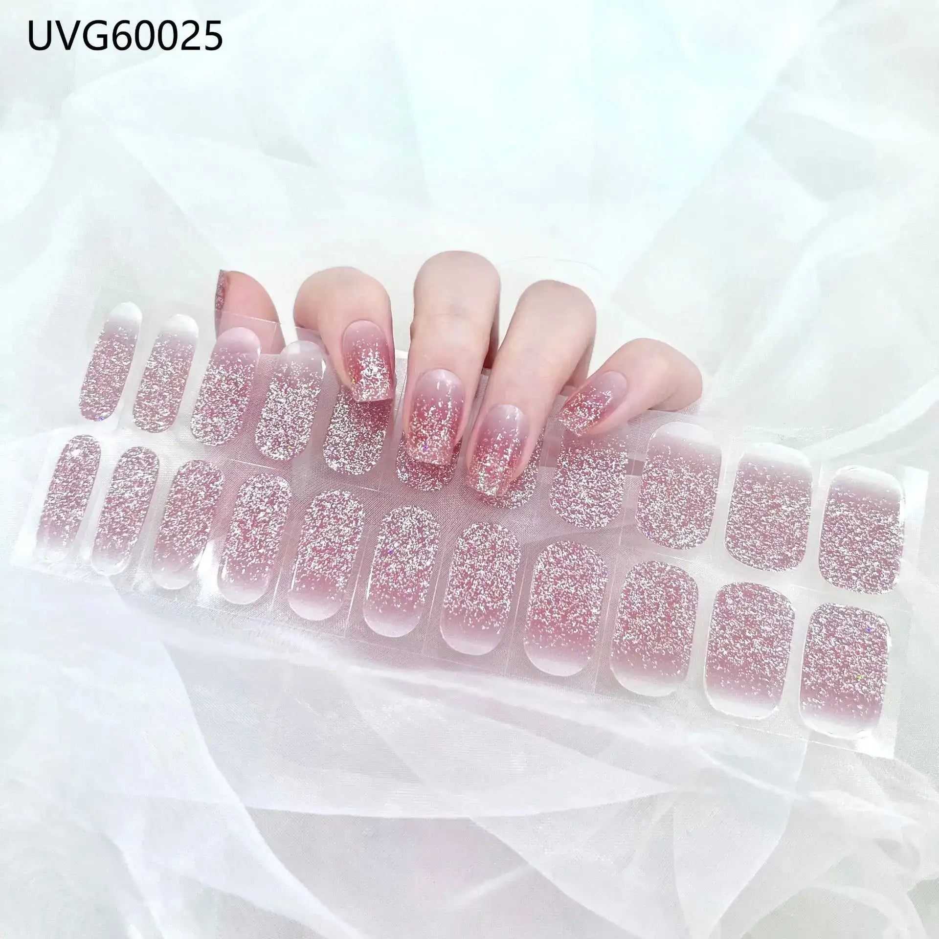 22 Tips Semi-Cured Gel Nail Stickers