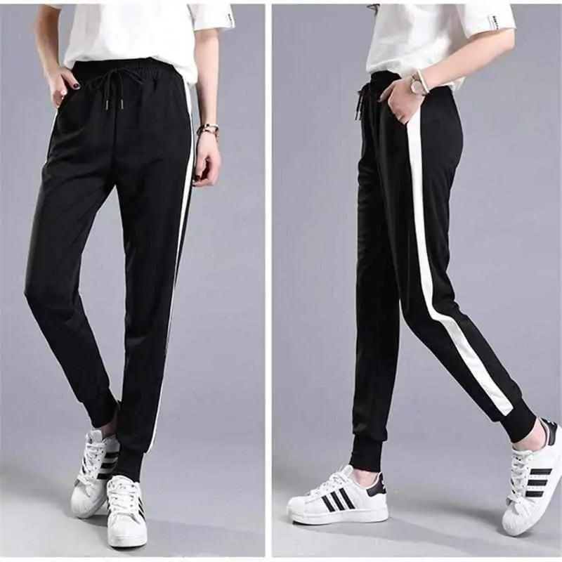 Track Pants White Stripe