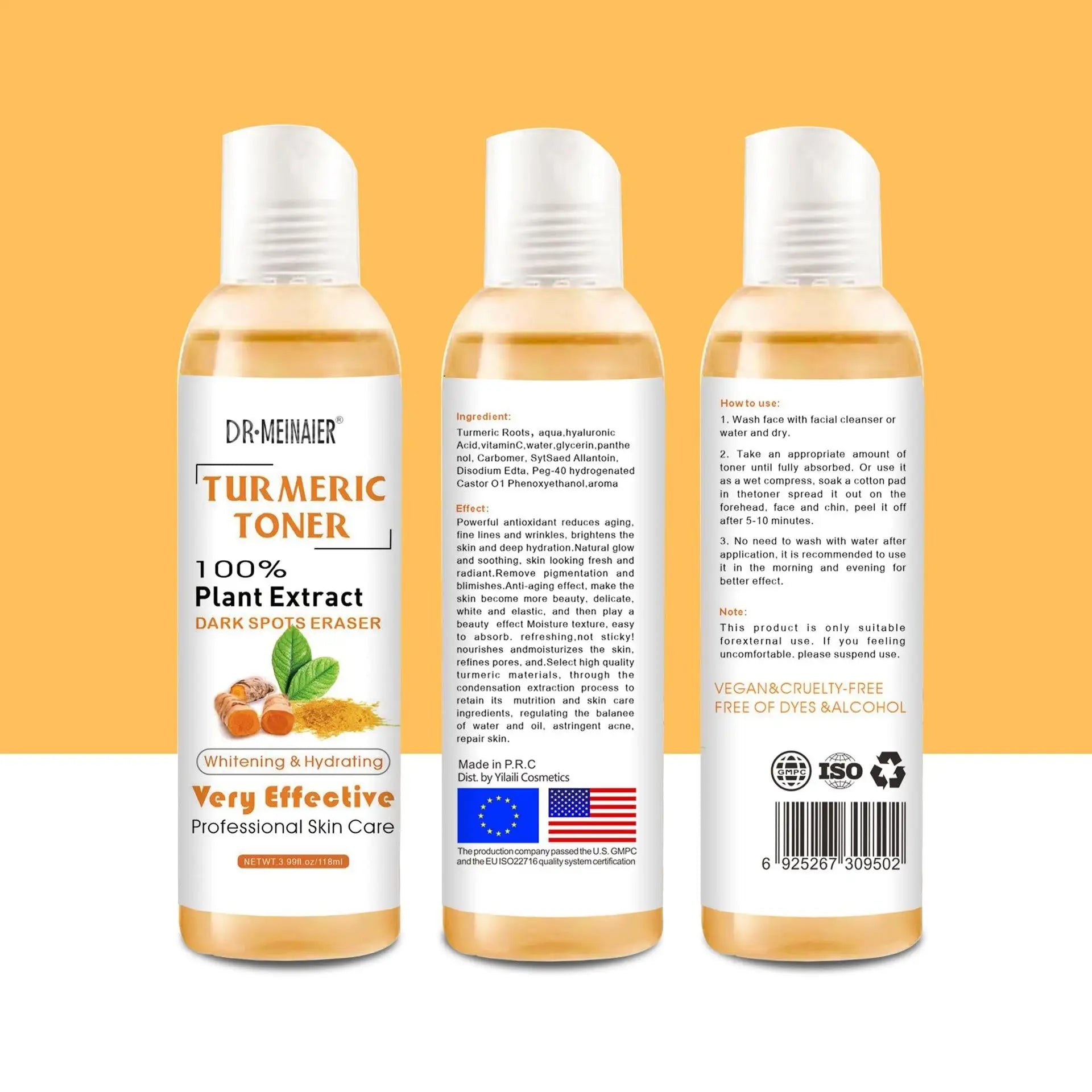 Turmeric Moisturizing Toner Acne Remover