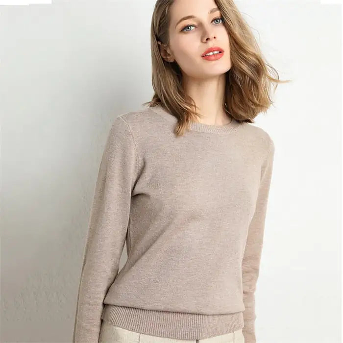 Knitted Pullover Cashmere  Women Sweater