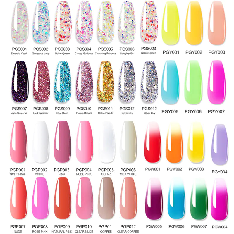 Poly Acrylic Gel: 15ML UV Gel for Nail Extension - 38 Colors