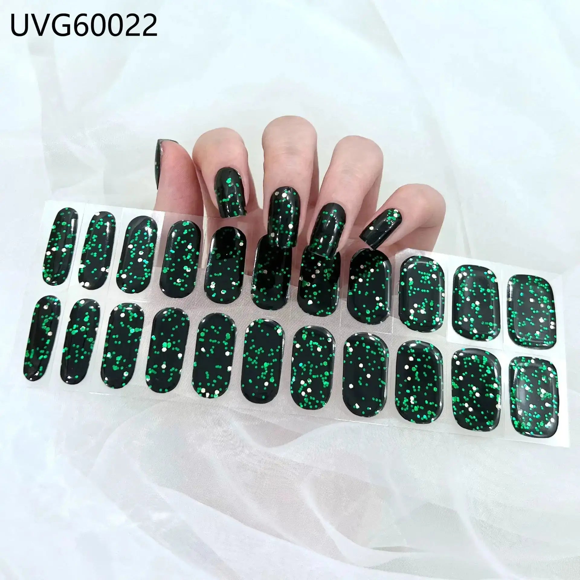 22 Tips Semi-Cured Gel Nail Stickers