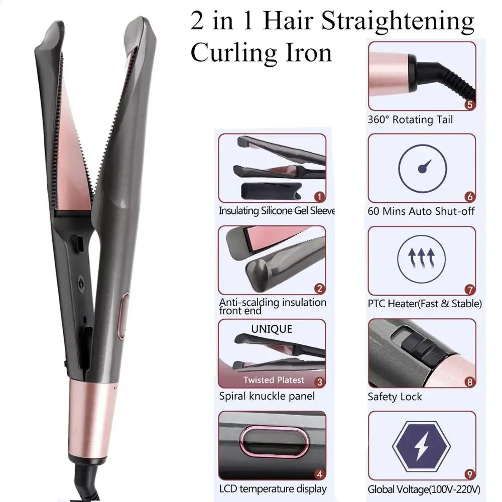 Hair Straightener and Curler