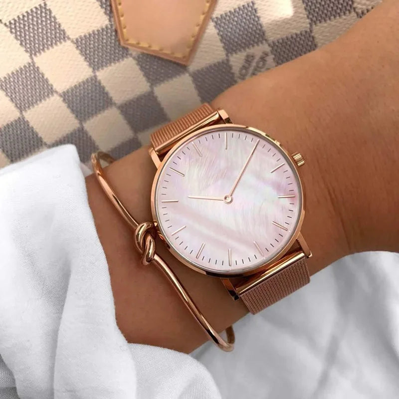 Luxury Brand Rose Gold Watch