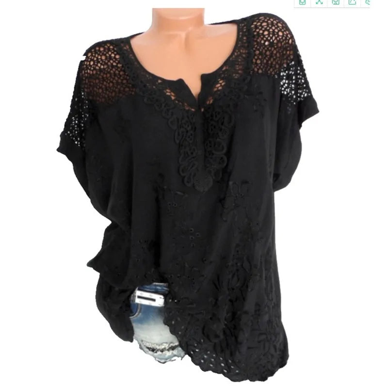 Women's Short Sleeve Blouse