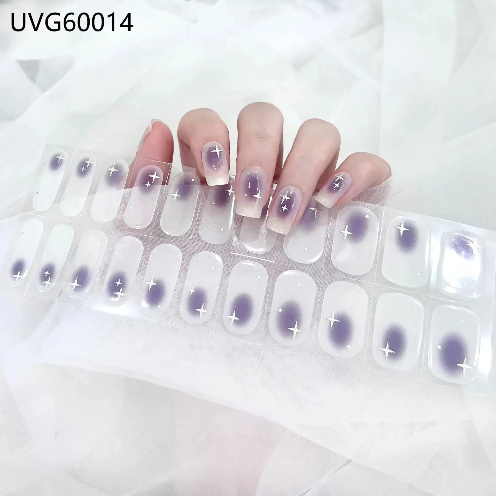 22 Tips Semi-Cured Gel Nail Stickers