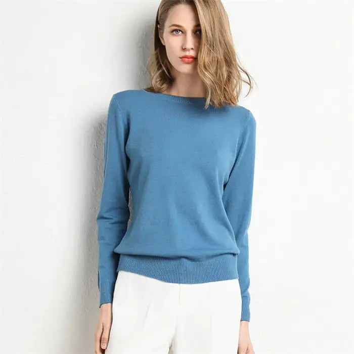 Knitted Pullover Cashmere  Women Sweater