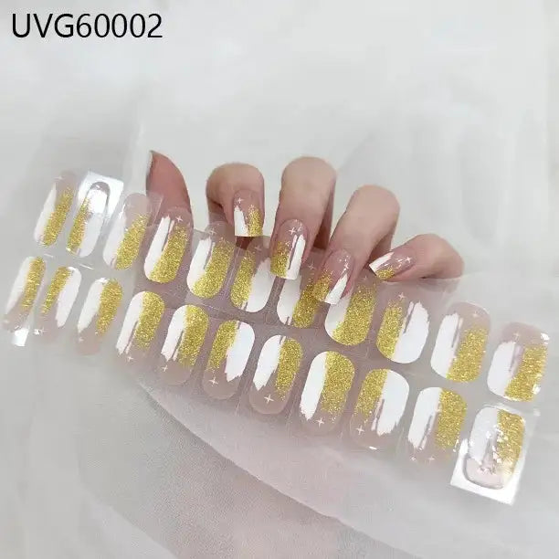 22 Tips Semi-Cured Gel Nail Stickers