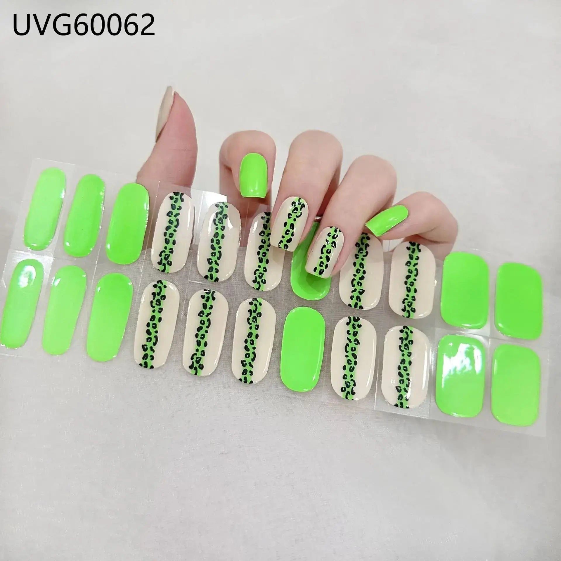 22 Tips Semi-Cured Gel Nail Stickers