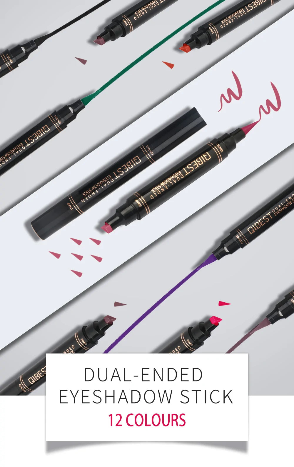 Double-Headed Liquid Eyeliner Pen